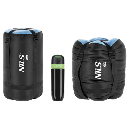 NC2012 CZARNO-NIEBIESKI ŚPIWÓR NILS CAMP