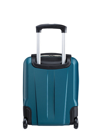 Mini walizka kabinowa Puccini Paris zielona