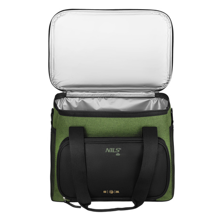 NC2904 TORBA TERMICZNA ZIELONA 20L NILS