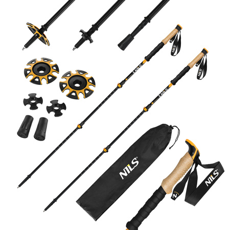 TK8605 KIJE TREKKINGOWE ALUMINIOWE NILS