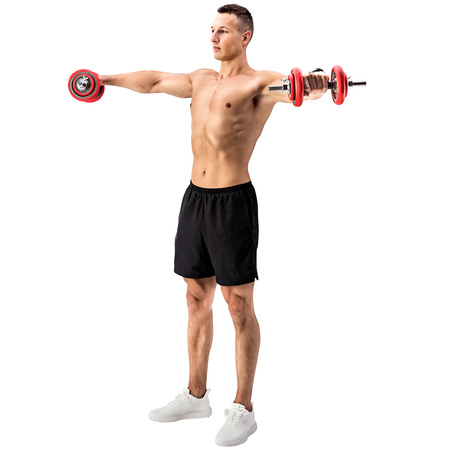 SGGX20 SZTANGIELKI REGULOWANE GUMOWANE 20KG HMS