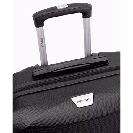 Walizka kabinowa Puccini Paris czarna