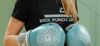 Rękawice kobiece MANDALA WHITE/BLUE 8 oz