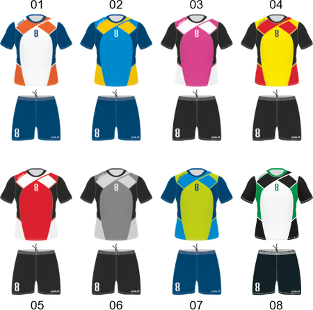 Strój siatkarski Colo Check 05