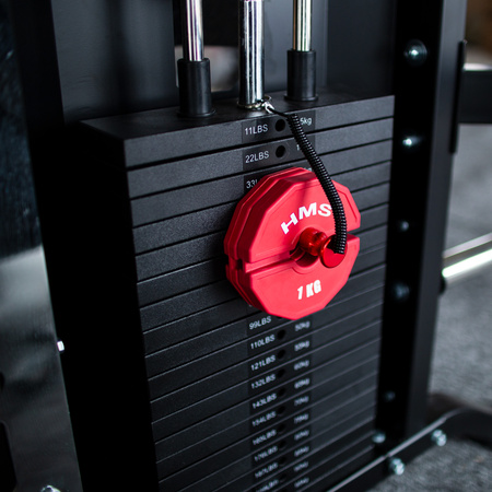 TSN100 2 x 1 KG TALERZ NA SPRZĘT DO TRENINGU SIŁOWEGO I FITNESS TYPU NAKŁADKA 2 x 1 KG HMS