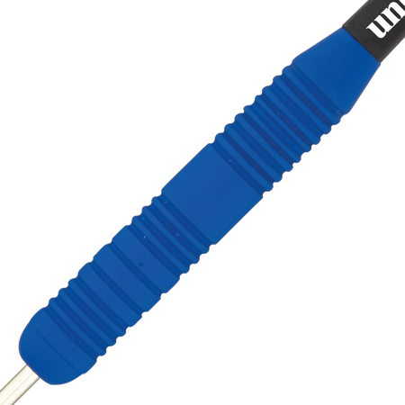 Rzutki steel tip Unicorn CORE PLUS - BLUE RUBBERISED BRASS