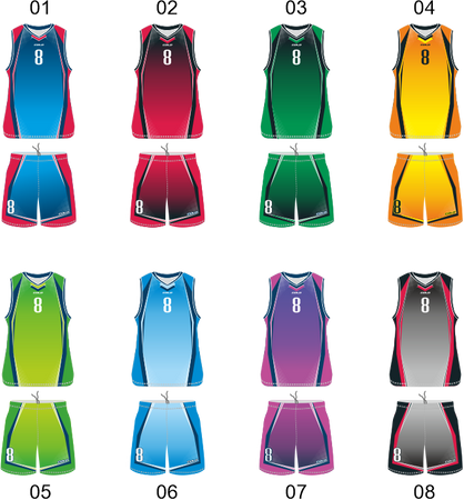 Strój koszykarski Colo Streak 07