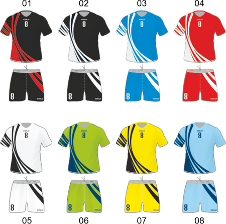 Strój siatkarski Colo Sword 08