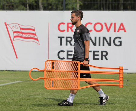 Mur piłkarski PRO 180 cm Żółty