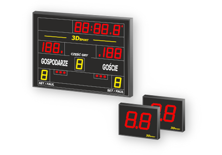 Elektroniczna tablica wyników 3D Sport DTS-60 PRO