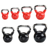 KTC10 RED KETTLEBELL ŻELIWNY POKRYTY WINYLEM Z CHROMOWANYM UCHWYTEM HMS