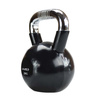 KTC20 BLACK KETTLEBELL ŻELIWNY POKRYTY WINYLEM Z CHROMOWANYM UCHWYTEM HMS
