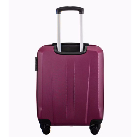 Walizka kabinowa Puccini Paris bordowa