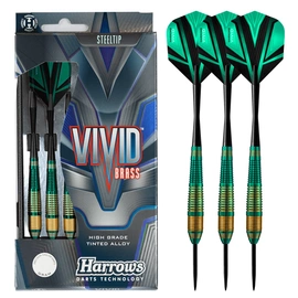 Rzutki Harrows Vivid Steeltip, green