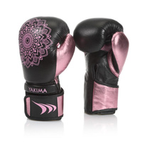 Rękawice kobiece MANDALA BLACK/PINK 10 oz