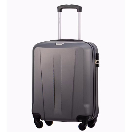 Walizka kabinowa Puccini Paris szara