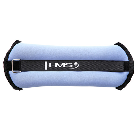 OB04 BLUE OBCIĄŻNIKI DO ĆWICZEŃ NA KOSTKI I NADGARSTKI 2 x 1KG HMS