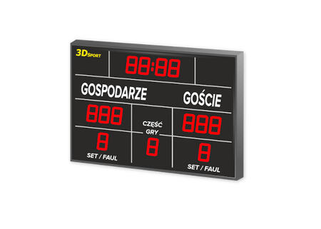 Elektroniczna tablica wyników 3D Sport TW-20-1