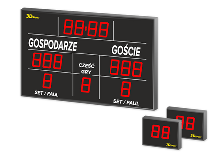 Elektroniczna tablica wyników 3D Sport TW-30-3