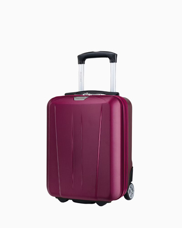 Mini walizka kabinowa Puccini Paris bordowa