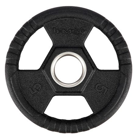 TOH05 CZARNY TALERZ OLIMPIJSKI OGUMOWANY 5 KG HMS