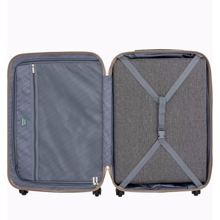 Walizka kabinowa Puccini Paris szara