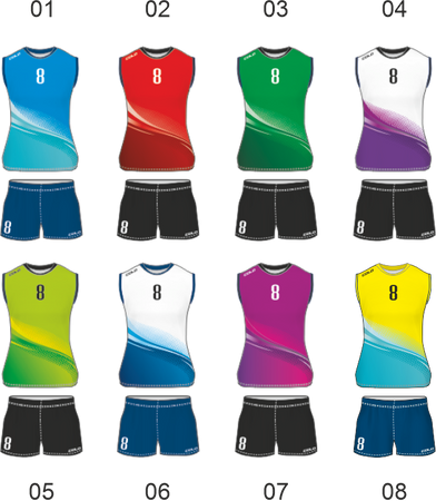 Strój siatkarski Constance 08