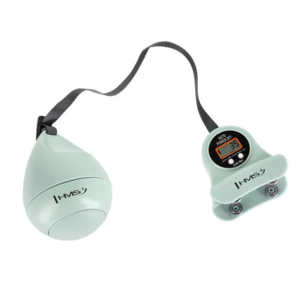 ZESTAW HULA HOP MAGNETYCZNY GREEN HHM13 Z LICZNIKIEM HMS + PAS WYSZCZUPLAJĄCY BR163 RED