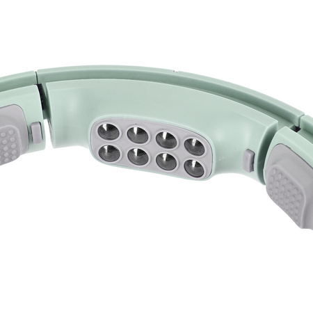 ZESTAW HULA HOP MAGNETYCZNY GREEN HHM13 Z LICZNIKIEM HMS + PAS WYSZCZUPLAJĄCY BR163 RED