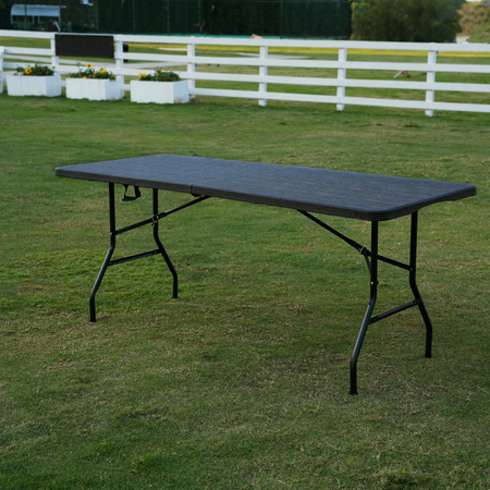 NC1618 STÓŁ TURYSTYCZNY 180 CM ANTRACYT NILS CAMP