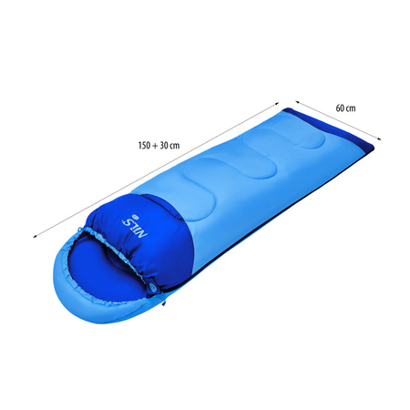 NC2007 NIEBIESKI ŚPIWÓR JUNIOR NILS CAMP