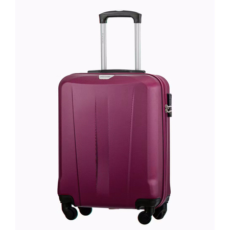 Walizka kabinowa Puccini Paris bordowa