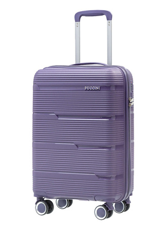 Walizka kabinowa Puccini Casablanca fioletowa