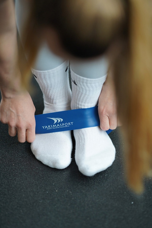 Guma fitness  NIEBIESKIA duży opór