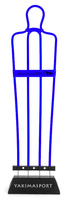 Mur piłkarski AirFlow, 160cm, Pasywny obrońca junior Niebieski