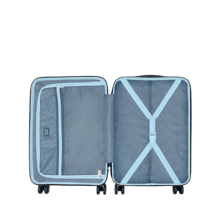 Walizka kabinowa Puccini Valencia jasnoniebieska