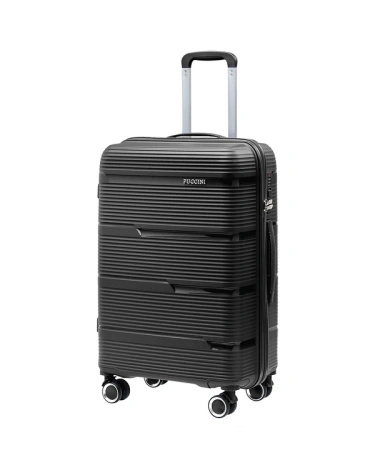 Średnia walizka Puccini Casablanca czarna
