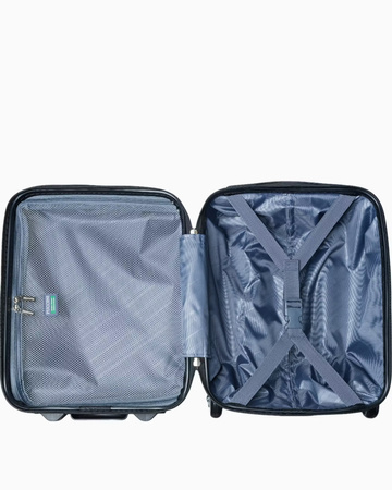 Mini walizka kabinowa Puccini Paris czarna