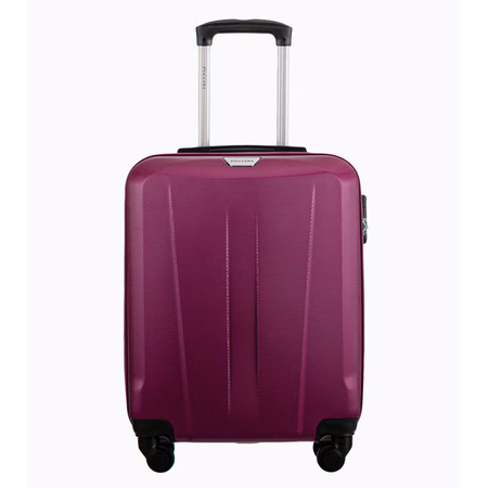 Walizka kabinowa Puccini Paris bordowa