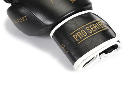 Rękawice bokserskie skórzane TIGER BLACK V 12 oz