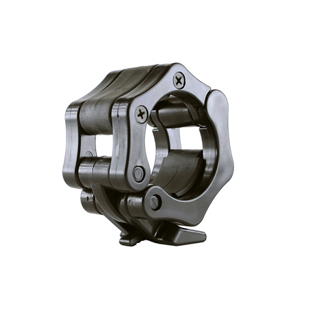 GO320 + ZG1000 BLACK GRYF OLIMPIJSKI 14,8KG 1830MM HMS PREMIUM  ZACISKAMI LOCK JAW BLACK