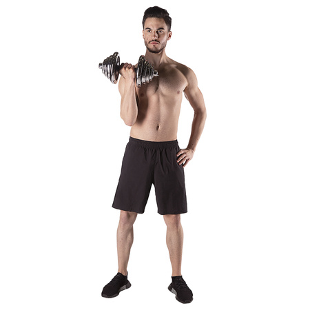 STC50 SZTANGIELKI REGULOWANE W WALIZCE CHROMOWANE 50KG HMS