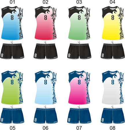 Strój siatkarski Iguana 01