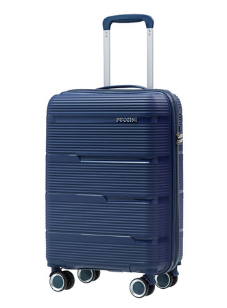 Walizka kabinowa Puccini Casablanca granatowa