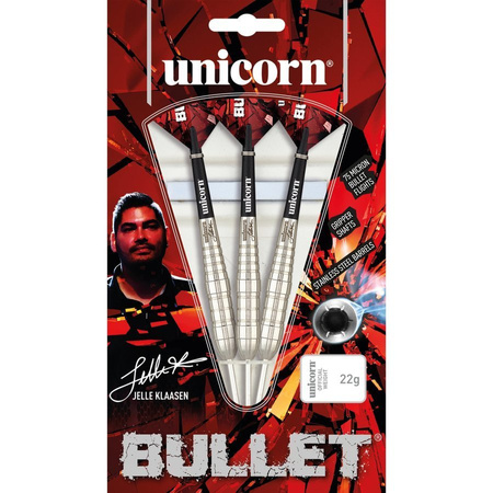 Rzutki steel tip Unicorn BULLET STAINLESS STEEL- Jelle Klaasen