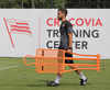 Mur piłkarski PRO 180 cm Żółty