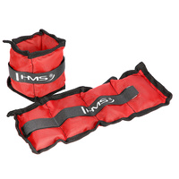 OB02 RED OBCIĄŻNIKI DO ĆWICZEŃ NA KOSTKI I NADGARSTKI 2 x 0.7 KG HMS