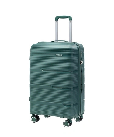 Średnia walizka Puccini Casablanca zielona