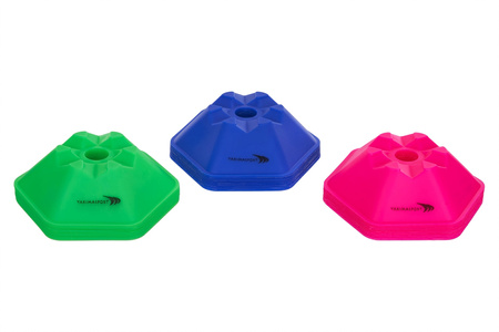 Wysepki grzybki sześciokątne Wielofunkcyjne 10szt Niebieski