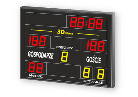 Elektroniczna tablica wyników 3D Sport DTS-30